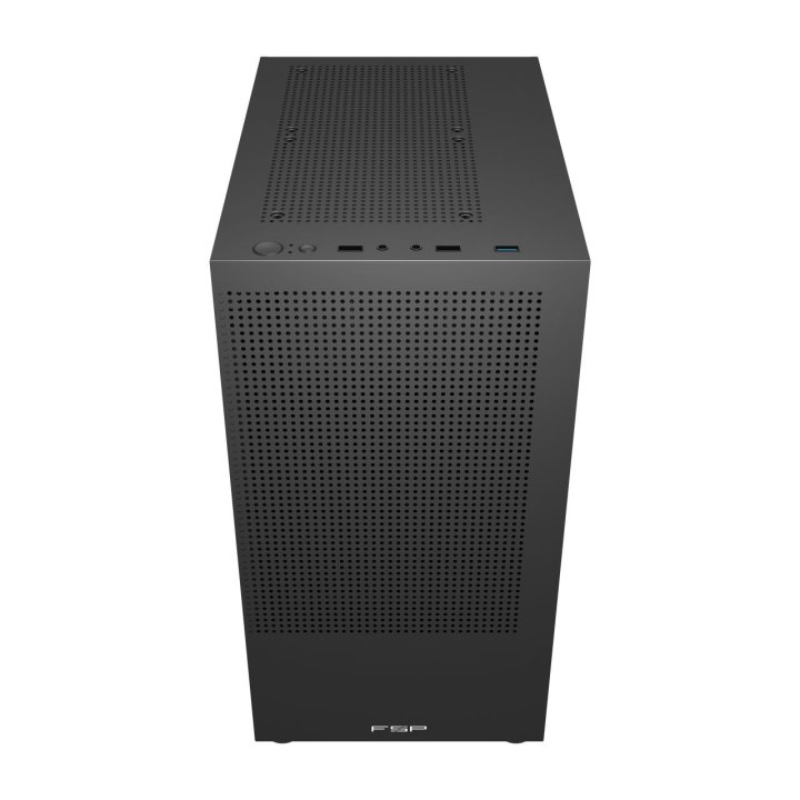 Caja Micro Atx Fsp S110 Frontal Rejilla Disipador Max 160mm Gpu Max 285mm Negro