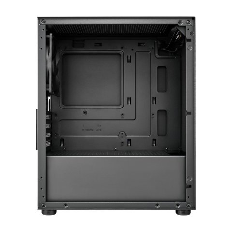 Caja Micro Atx Fsp S110 Frontal Rejilla Disipador Max 160mm Gpu Max 285mm Negro