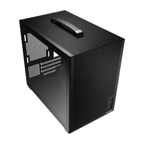 Caja Micro Atx Fsp S140 Cristal Templado Disipador Max 155mm Gpu Max 325mm Negro