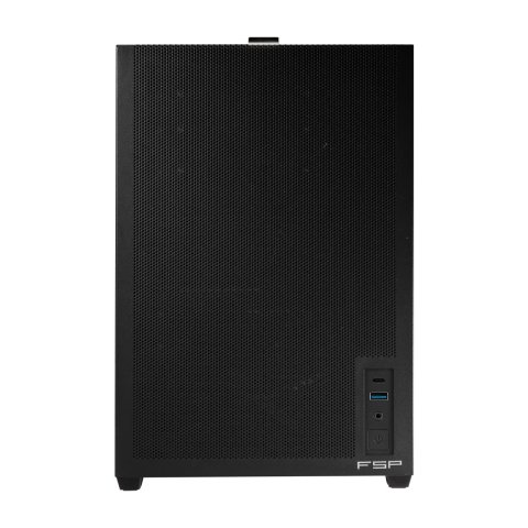 Caja Micro Atx Fsp S140 Cristal Templado Disipador Max 155mm Gpu Max 325mm Negro
