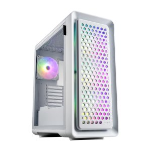 Caja E-atx Fsp Cut593p Cristal Cables Mallado Intercambiable Front 4xargb Cpu 175mm Gpu 400mm Blanca