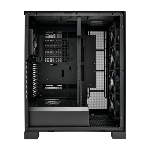 Caja E-atx Fsp U500 Front Mesh 5xpwm Pantalla Digital Cpu 180mm Gpu 420mm Negro