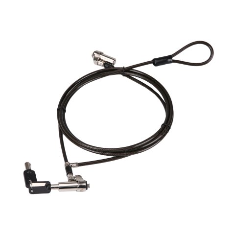 Cable De Seguridad Conceptronic Custodio02bnmt Doble Cabezal Con Llave Compatible Con Llave Maestra