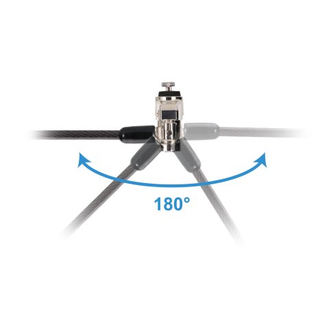 Cable De Seguridad Conceptronic Custodio02bsm Con Llave Compatible Con Llave Maestra