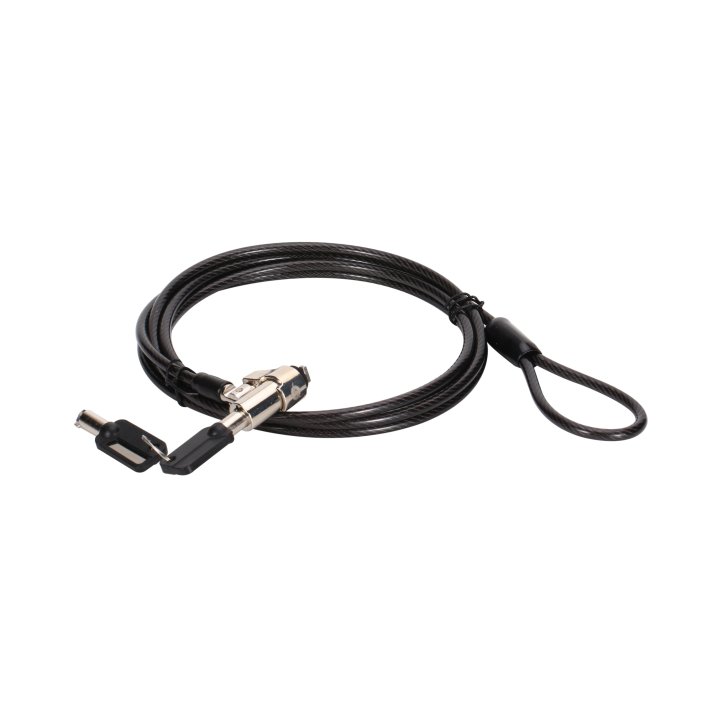 Cable De Seguridad Conceptronic Nano Custodio02bnm Con Llave Compatible Con Llave Maestra
