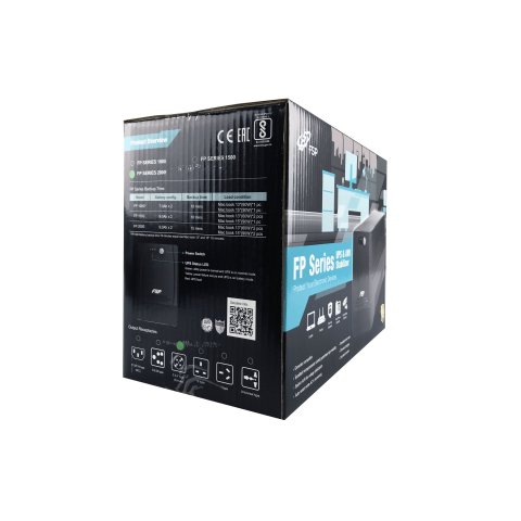 Sai Fsp Fp 2k 2000va 1200w Entrada 1xiec-c14 Salida 4xschuko Line-interactive Formato Torre Negro