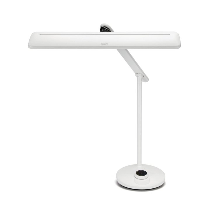 Flexo De Escritorio Philips Vdt Mate Led 14w Red Electrica 220v Sceneswitch 27-65k Regulable Blanco