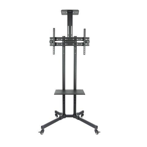Soporte De Suelo Con Ruedas Tooq Fs1470m-b Para Pantallas De 37"-70" Max. 50kg Vesa Max. 600x400 Neg