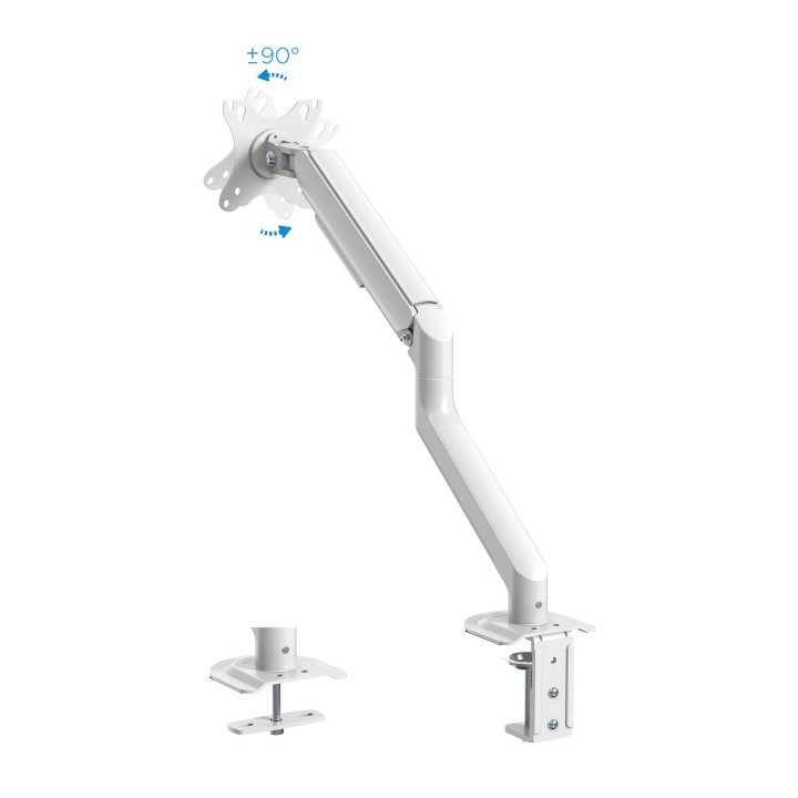 Soporte De Mesa Tooq Db4032tnr-w Para 1 Pantalla De 17-32" Max 9kg Vesa Max. 100x100 Blanco