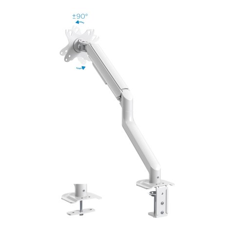 Soporte De Mesa Tooq Db4032tnr-w Para 1 Pantalla De 17-32" Max 9kg Vesa Max. 100x100 Blanco