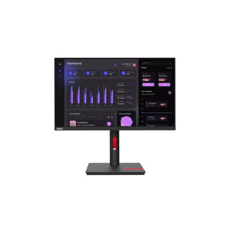 Monitor 24" Hdmi Displayport Vga Lenovo T24i-30 Fhd Hub-usb Regulable Altura, Pivotante