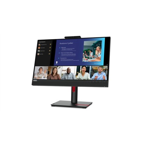 Monitor 24" Hdmi Displayport Vga Lenovo T24v-30 Fhd Webcam Pivotante Regulable En Altura Hub-usb