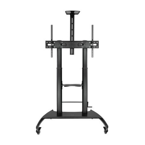 Soporte De Suelo Con Ruedas Tooq Fs20404hm-b Para Pantallas De 60-100" Regulable En Altura Max 100kg