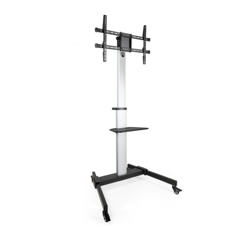 Soporte De Suelo Con Ruedas Tooq Fs1886m-b Para Pantallas De 37"-86" Max. 50kg Vesa Max. 600x400 Con