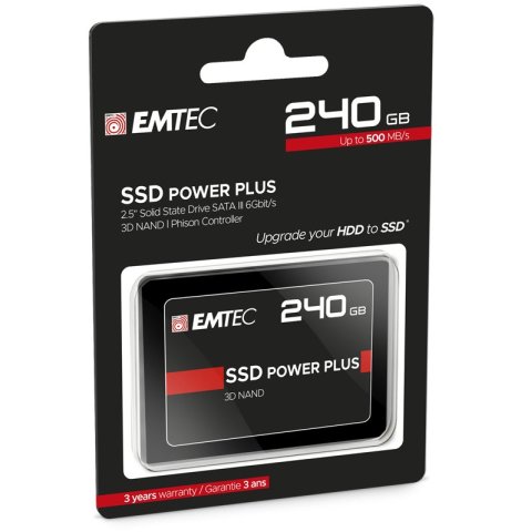 Disco Ssd Sata3 240gb Power Plus X150 Emtec (500mb s Escritura) Ecssd240gx150