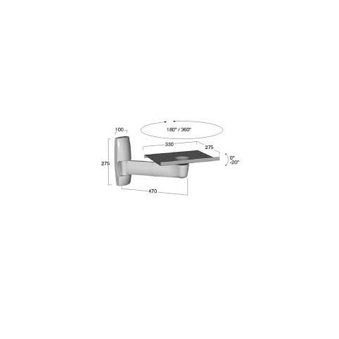 Soporte De Pared Fijo Omb Monomagix 30 19"...