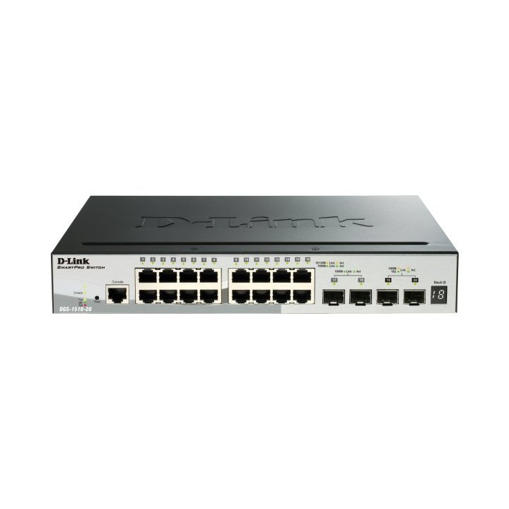 Switch Semigestionable D-link Stackable Dgs-1510-52xmp e 48p Giga Poe (370w)+ 4p 10g Sfp+ Poe (370w)