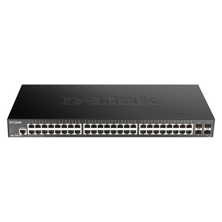 Switch Semigestionable D-link Dgs-1250-52x e 48p Giga + 4p 10g Sfp+ Capacidad De Switching 176gbps