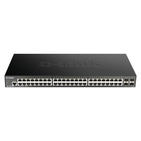 Switch Semigestionable D-link Dgs-1250-52x e 48p Giga + 4p 10g Sfp+ Capacidad De Switching 176gbps
