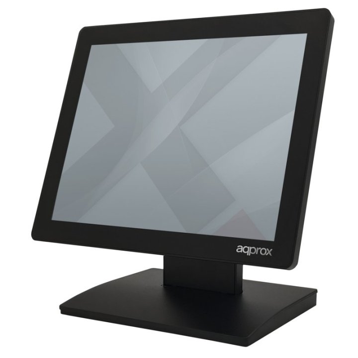 Monitor 15" Tactil Capacitivo Tpv Approx Appmt15cap2 Vga Negro 5ms 300cd m2 Multitoque De 10 Puntos