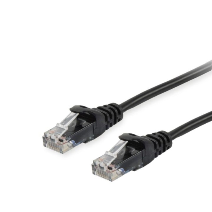 Latiguillo U utp Categoria 6a Libre Halogenos Lsoh 7.5m Color Negro