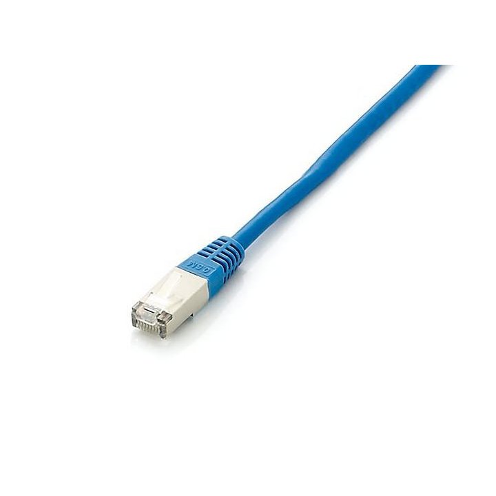 Latiguillo Apantallado Platinium S ftp Categoria 6a Libre Halogenos 0,5m Color Azul