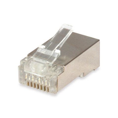 Kit 100 Conectores Rj45 Equip Categoria 6 Ftp Con Guia Y Capuchon