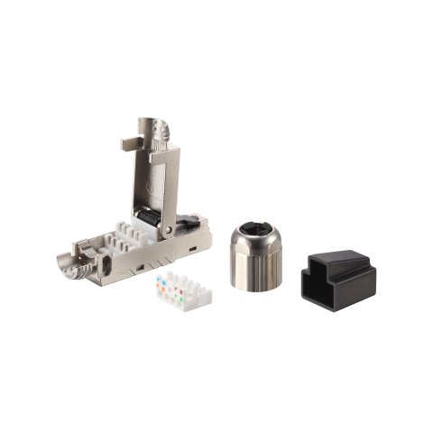 Kit 5 Conectores Rj45 Equip Categoria 8.1 121172 Montaje Sin Herramientas