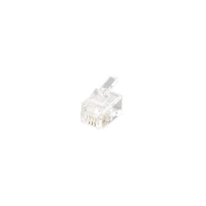 Kit 100 Conectores Rj9 4p4c Equip 121111