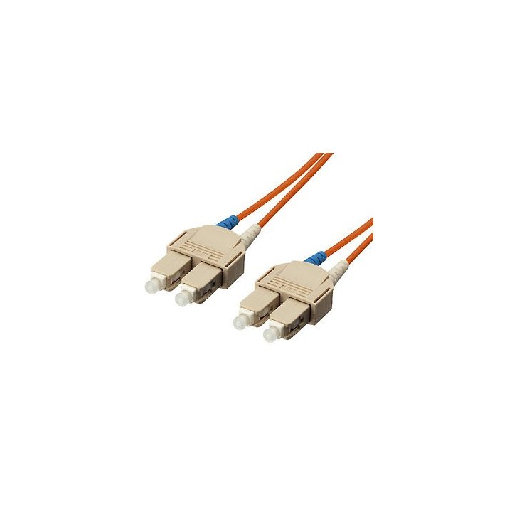 Cable Fibra Optica Multimodo Sc sc Lsoh 1m Color Naranja