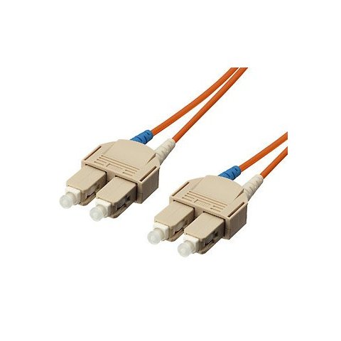 Cable Fibra Optica Multimodo Sc sc Lsoh 1m Color Naranja