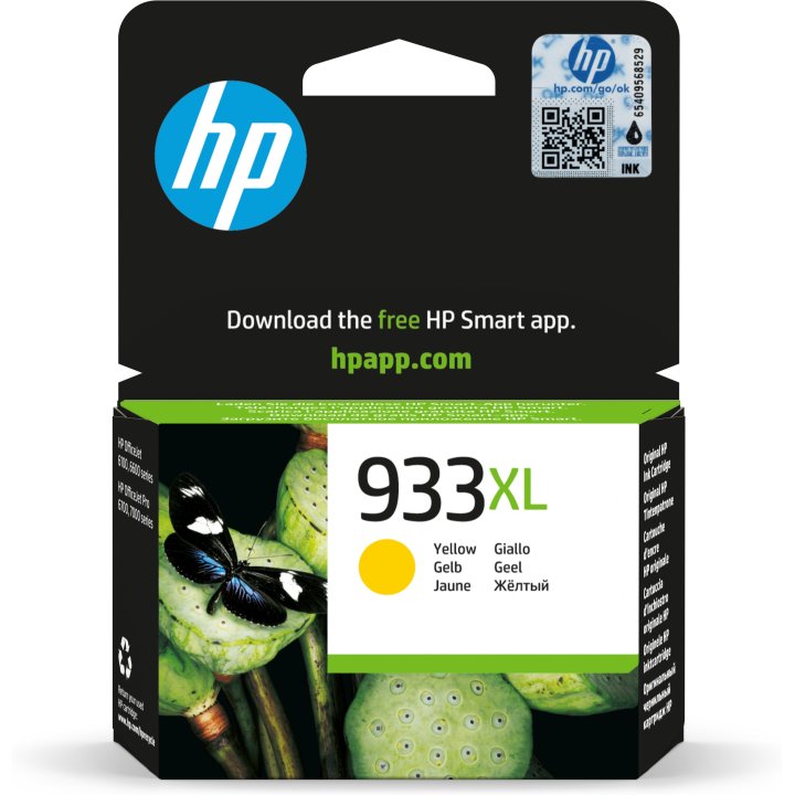 Cartucho Hp Nº 933xl Amarillo Officejet 6100 (cn056ae)