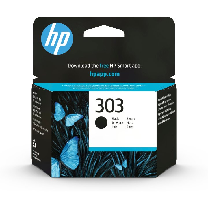 Cartucho Hp Nº 303 Negro (t6n02ae) Hp Tango Y Tango X Envy 6220, 6230, 7130, 7830