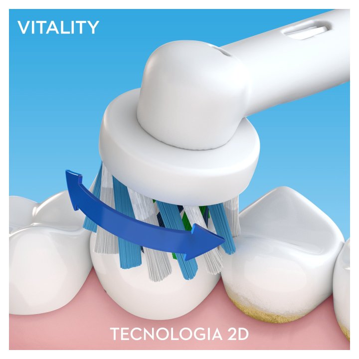 Cepillo Dental Electrico Braun Oral-b Vitality 100 Cross Action Color Blanco D100.413.1