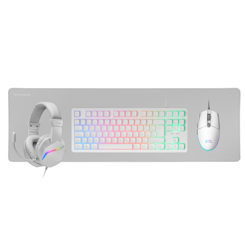Teclado Mouse Headset Y Alfombrilla Mars Gaming...
