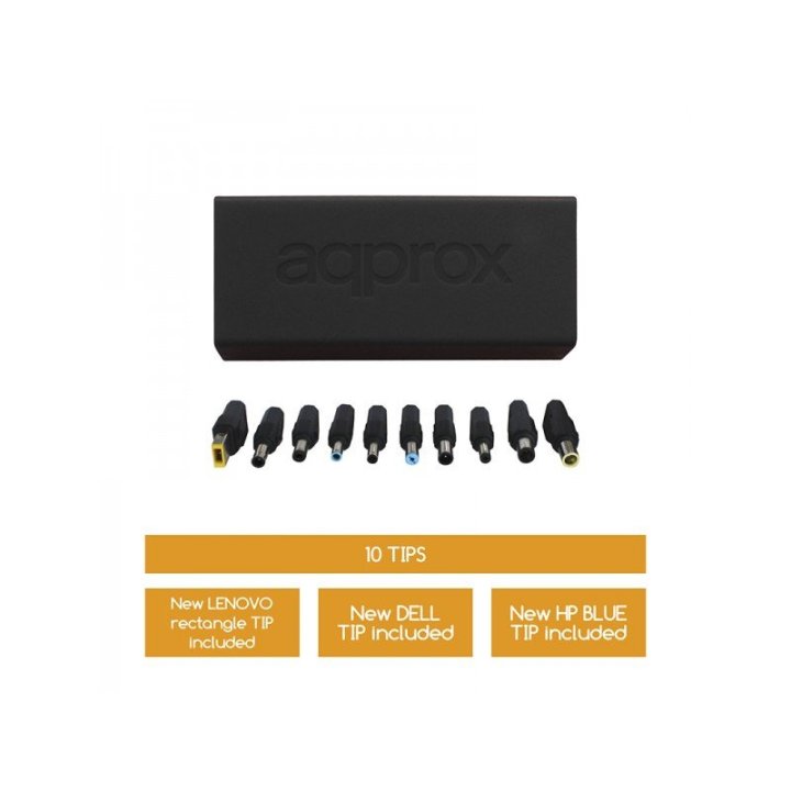 Cargador Universal De Portatil Approx 90w Automatico Con 13 Adaptadores Appua90brv5