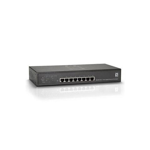 Switch Level One No Gestion 8p 10 100 1000 4 P Poe Plus 120w
