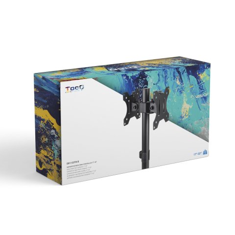 Soporte De Mesa Tooq Db1132tn-b Para 2...
