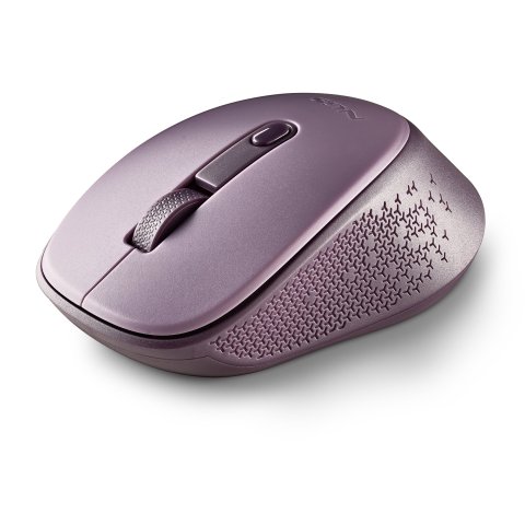 Mouse Ngs Wireless Dew Lilac Con Nano Receptor-800 1600 Dpi 2,4 Ghz Lila