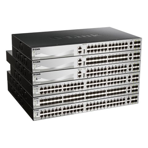 Switch Gestionable L3 D-link Stackable Dgs-3130-30ps e 24p Poe (370w) Giga + 2p 10g + 4p 10g Sfp+