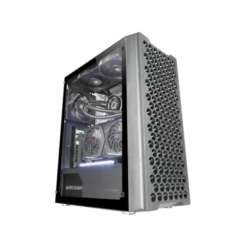 Caja Atx Semitorre Mars Gaming Mc-ipro Black Frontal Mesh Tridimesional Lateral De Cristal Templado