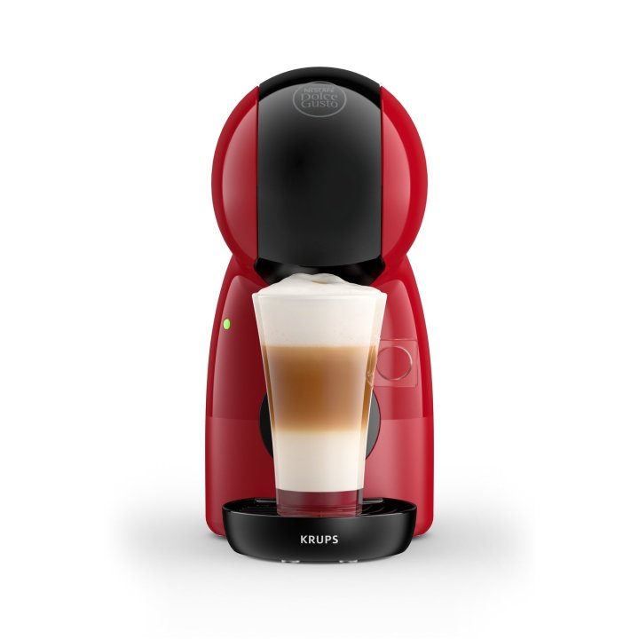 Cafetera Krups Piccolo Xs Dolce Gusto 1600 W, 15 Bar Color Rojo Y Negro