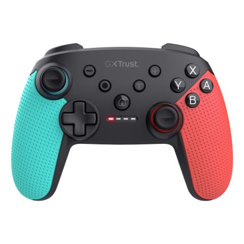Gamepad Trust Gxt1246b Muta Inalambrico Recedptor Usb-bt-cable Usb-vibracion-multiplataforma Blu-red
