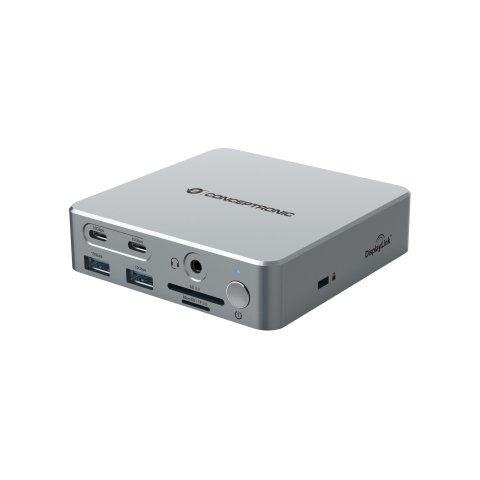 Docking Usb-c Conceptronic Donn25g 2xhdmi 4k 1xdisplayport 2xusb-a 2xusb-c 1xjack 1x1gb
