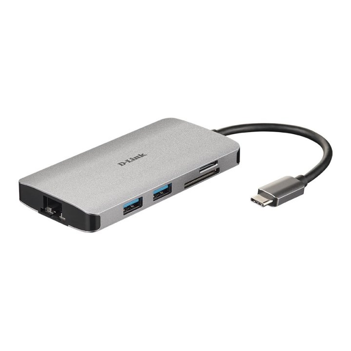 Docking Usb-c D-link Dub-m810 A 1xhdmi 4k 1xusb-c Pd 100w Thunderbolt 3 3xusb-a 3.0 1xgb Rj45 1xlector De Tarjetas