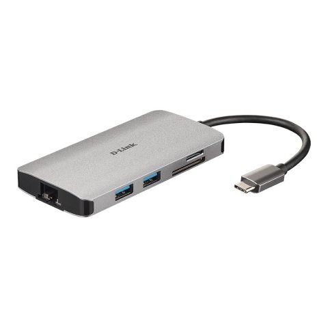 Docking Usb-c D-link Dub-m810 A 1xhdmi 4k 1xusb-c Pd 100w Thunderbolt 3 3xusb-a 3.0 1xgb Rj45 1xlector De Tarjetas