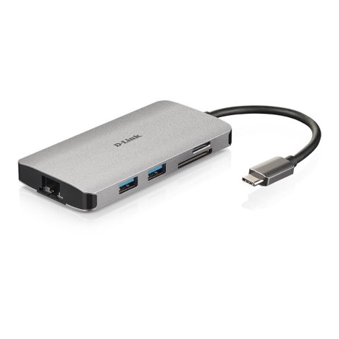 Docking Usb-c D-link Dub-m810 A 1xhdmi 4k 1xusb-c Pd 100w Thunderbolt 3 3xusb-a 3.0 1xgb Rj45 1xlector De Tarjetas