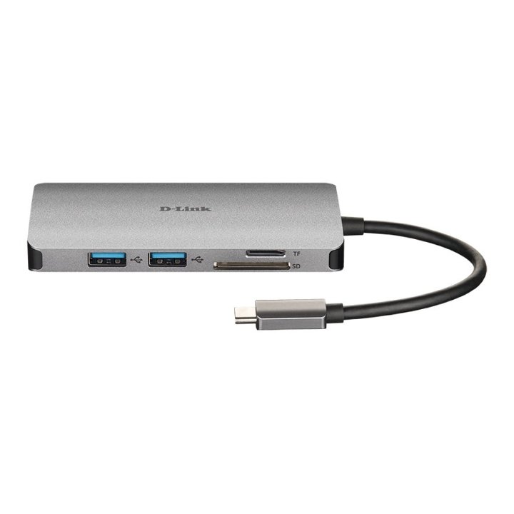 Docking Usb-c D-link Dub-m810 A 1xhdmi 4k 1xusb-c Pd 100w Thunderbolt 3 3xusb-a 3.0 1xgb Rj45 1xlector De Tarjetas