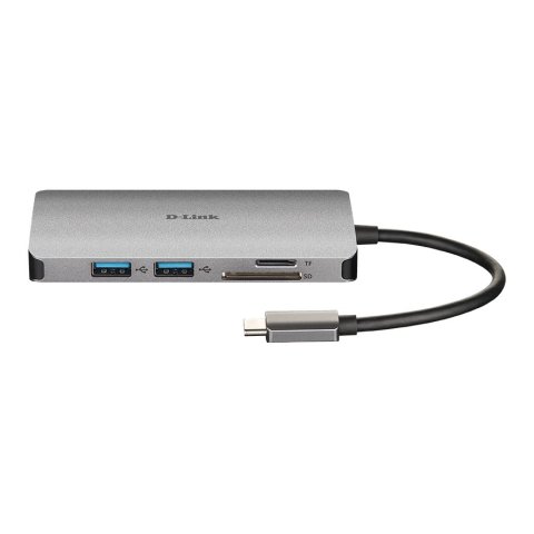 Docking Usb-c D-link Dub-m810 A 1xhdmi 4k 1xusb-c Pd 100w Thunderbolt 3 3xusb-a 3.0 1xgb Rj45 1xlector De Tarjetas