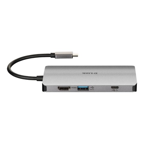 Docking Usb-c D-link Dub-m810 A 1xhdmi 4k 1xusb-c Pd 100w Thunderbolt 3 3xusb-a 3.0 1xgb Rj45 1xlector De Tarjetas